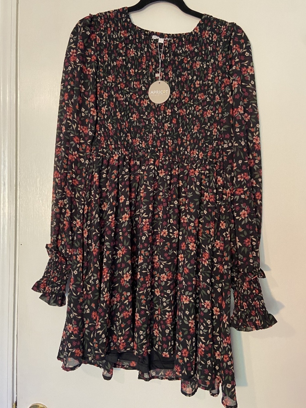 Smocked Floral Dress NWT
